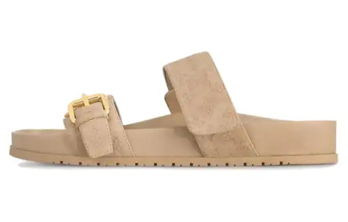 LOUIS VUITTON Bom Dia Fashion Slippers Women's Umber