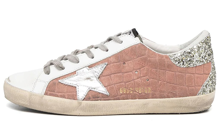 Golden Goose Super Star Skateboard Shoes Women's Low Top Pink