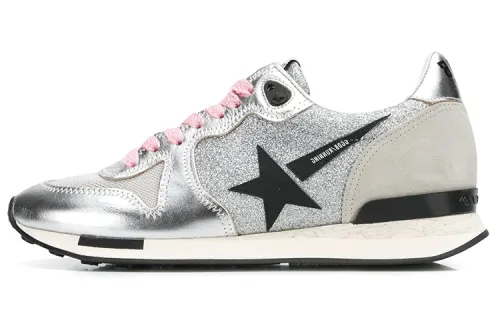Golden Goose Running Series Low top Casual Shoes Women's Silver