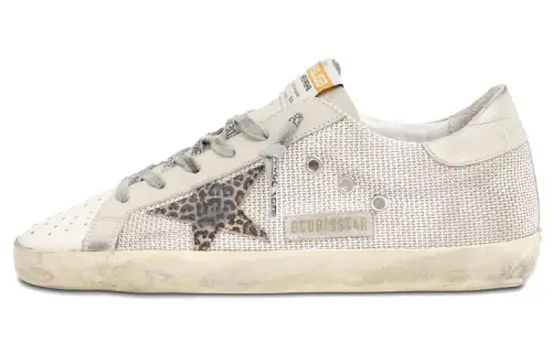 Golden Goose Super Star Skateboard Shoes Women's Low Top Gray/White