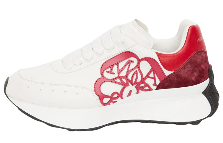Мужские кроссовки Alexander McQueen Alexander McQueen Sprint Runner (красно-белый)