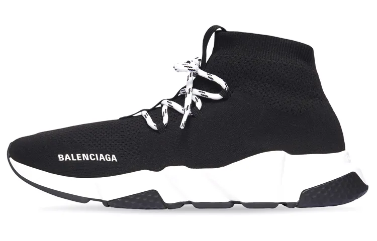Balenciaga Speed Lace Up Black