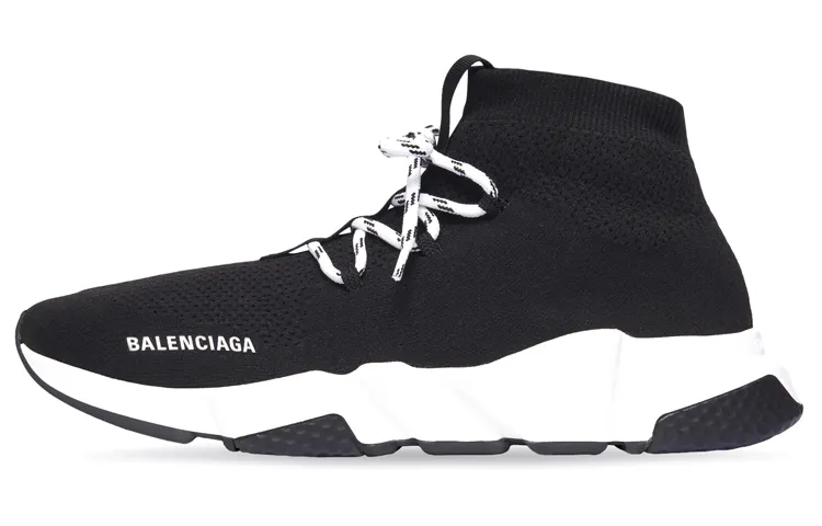 Balenciaga Speed Lace Up Black
