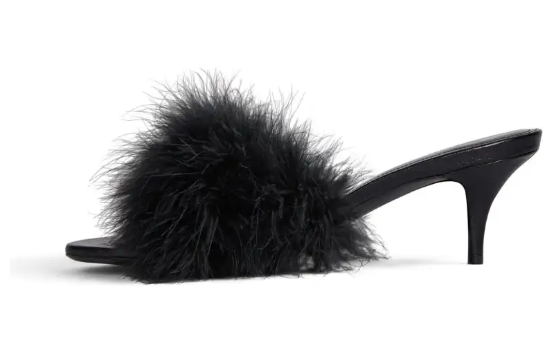 Balenciaga Slide Slippers Men's Black