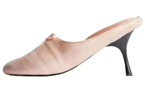 Balenciaga Closed Toe Slippers Women's Pink