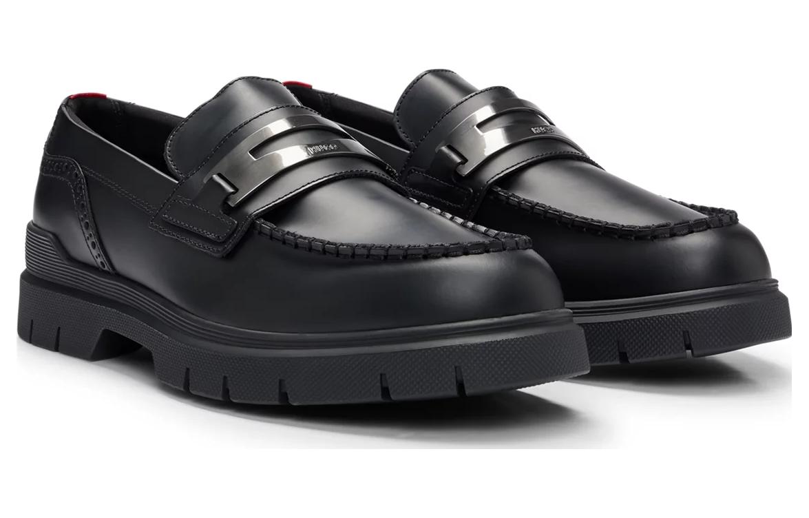 HUGO Ryan Leather Loafers