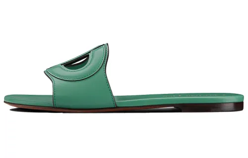 DIOR D Club Slide Slippers Women's Green