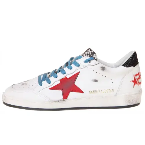 Golden Goose Ball Star Low top Stylish Skateboarding Shoes Men's White