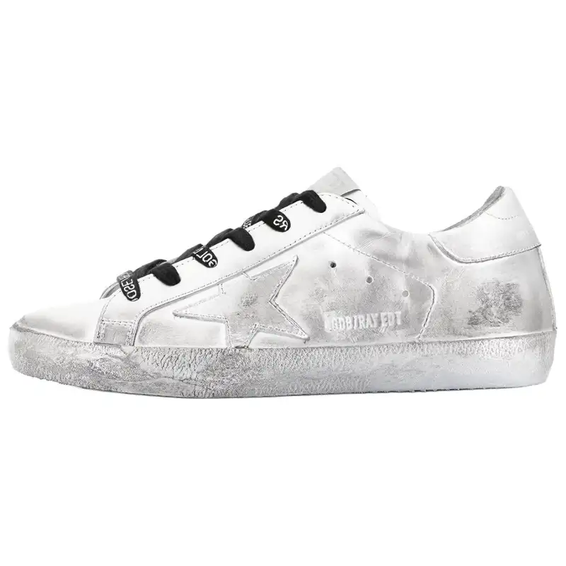 Golden Goose Super Star Low top Stylish Skateboarding Shoes Women's White