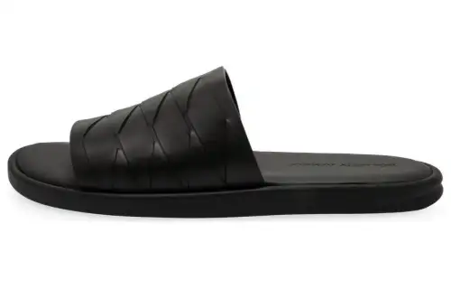 Bottega Veneta Slide Slippers Men's Black