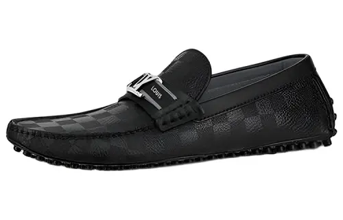 LOUIS VUITTON Hockenheim Moccasin Shoes 'Black'