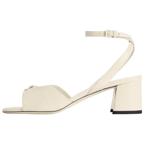 LOUIS VUITTON Swing One Strap Sandals 5.5cm Women's Cream White