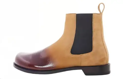 LOEWE Campo Leather Chelsea Boots Men's Brown