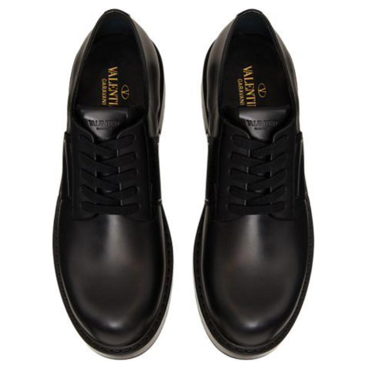 Valentino VL7N Leather Casual Shoes Men's Black