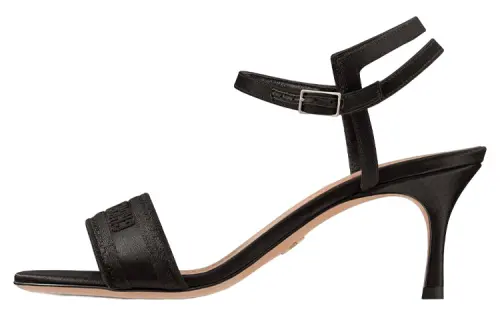 DIOR Dway One Strap Sandals Women's Black