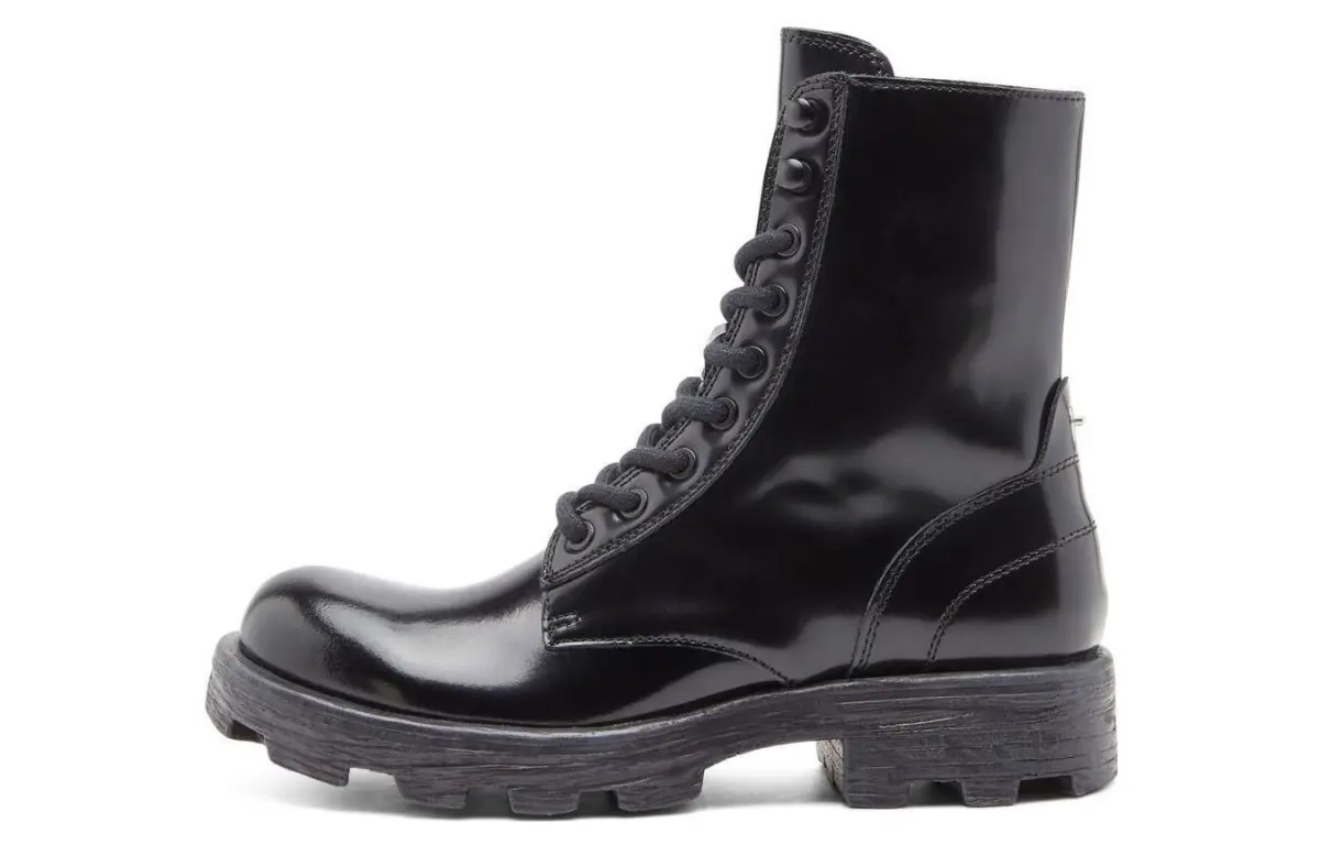 DIESEL D-Hammer W Lace-up Leather Boots