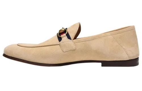 GUCCI Horsebit Loafers Women's Brown
