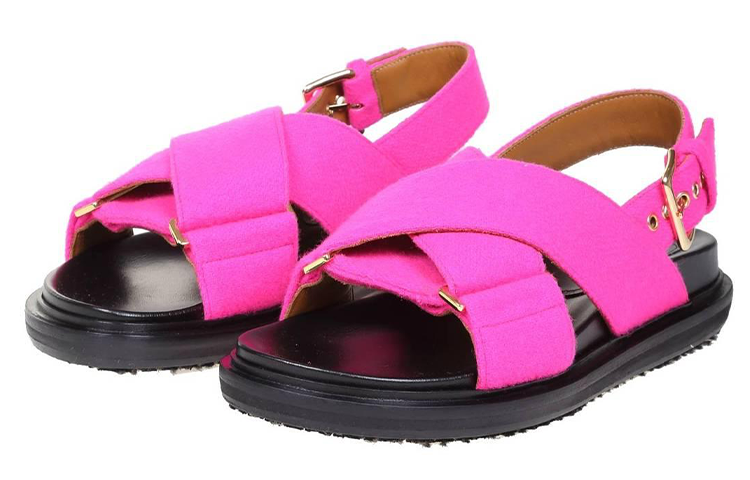 MARNI Crossover Strap Sandals Women's