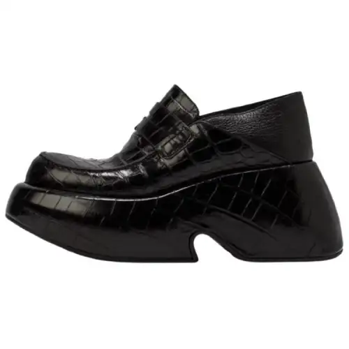 LOEWE Chunky Heel Platform Shoes Women's Black