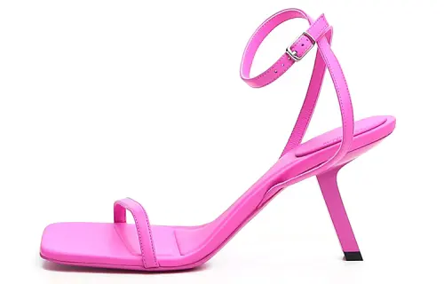 Balenciaga Void One Strap Sandals Women's Pink