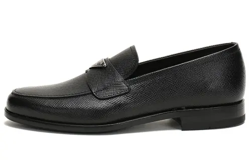 PRADA Loafers Men's Low Top Black