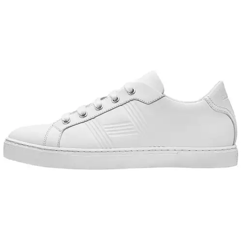 HERMES Avantage Calfskin Low top Casual Skate Shoes Women's White