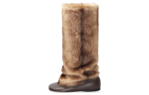 LOEWE Toy Knee high Boots 1CM Men's Brown