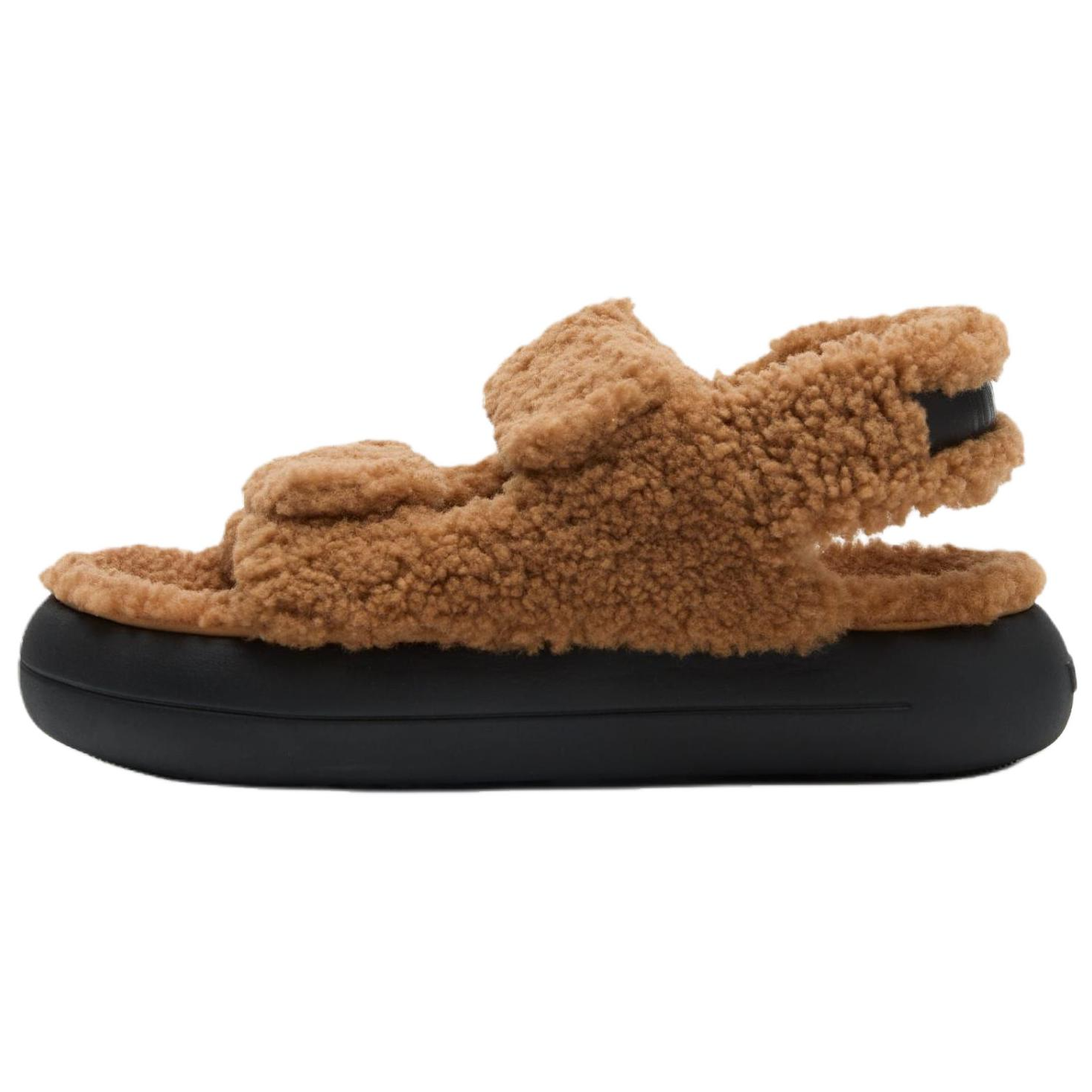 Женские сабо Moon Boot Sheepskin (коричневые)