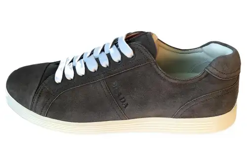 PRADA Low top Skateboard Shoes Men's Gray
