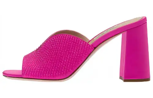 MIU MIU Slide Slippers Women's Pink