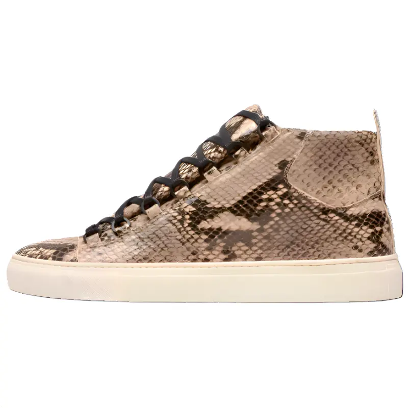 Balenciaga Arena Mid top Skateboard Shoes Men's Brown