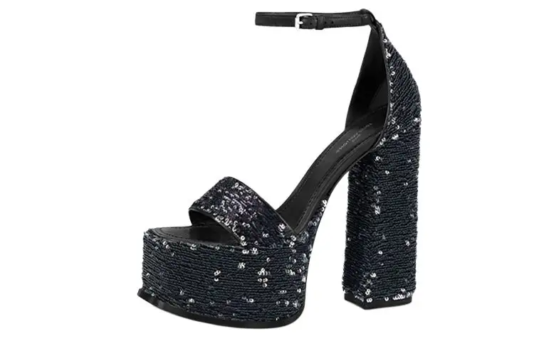 LOUIS VUITTON One Strap Sandals Women's Blue