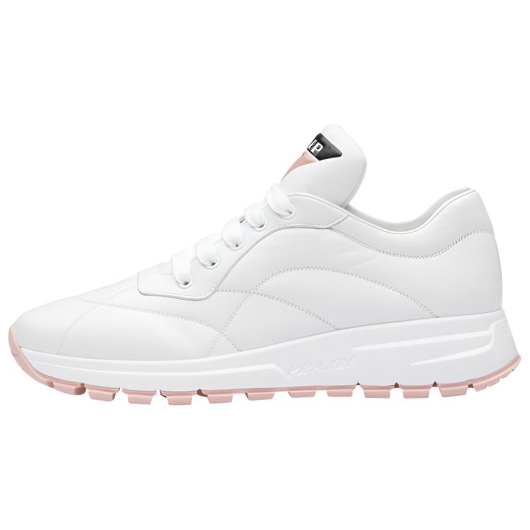 PRADA Prax 01 Casual Shoes Women's Low Top White/Pink