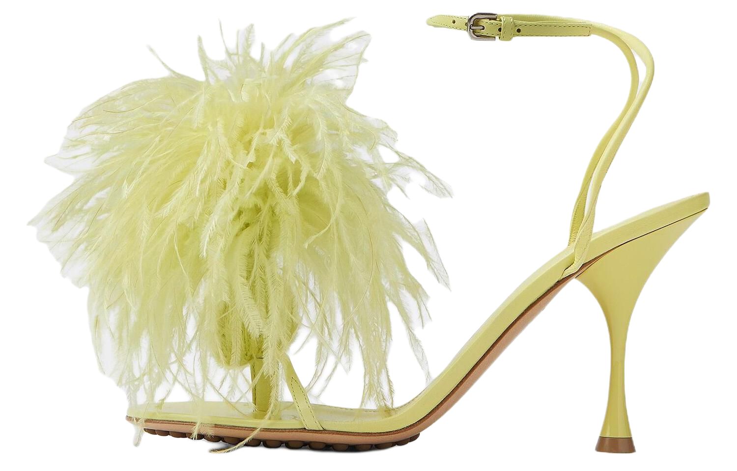 Bottega Veneta Dot Feather Stylish Sandal Women's Green