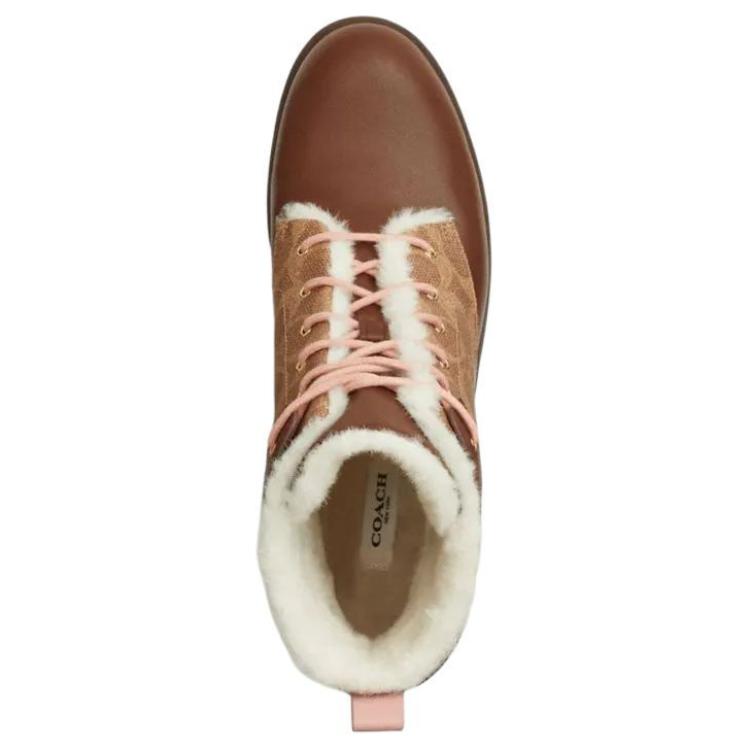 COACH Lorraine Ankle Boots 6.5cm Women's Brown