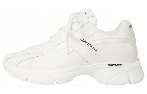 Balenciaga Leather Low top Casual Shoes Men's Beige
