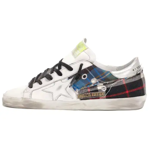 Golden Goose Super Star LAB Limited Edition Low top Stylish Skateboarding Shoes Men's White
