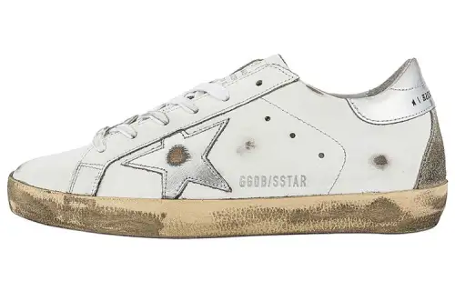 Golden Goose Super Star Skateboard Shoes Women's Low Top White/Gray