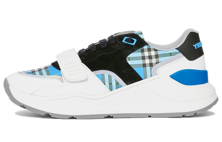 Burberry Ramsey Low top Athletic Shoes Women's Azure Blue