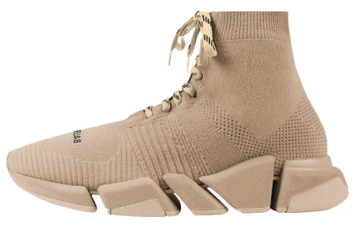 Balenciaga Speed 2.0 Lace Up Beige