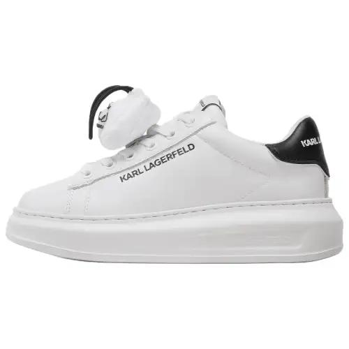 KARL LAGERFELD / Karl Lagerfeld Jeans Eco Pouch Lo Low top Casual Shoes Women's White Black