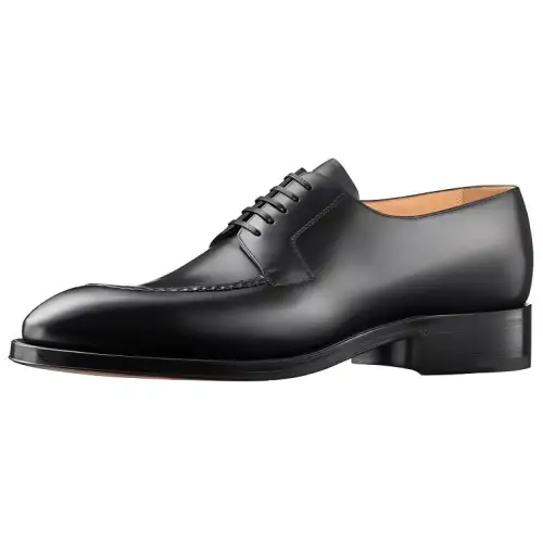 LOUIS VUITTON Varenne Top Grain Cow Leather Casual Shoes Men's Gray Black