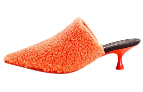 LOEWE Cone Heel High Heels 5CM Women's Orange