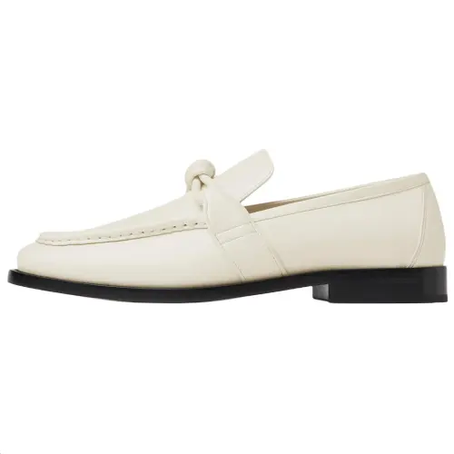 Bottega Veneta Astaire Loafers Women's Ivory White
