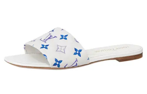 LOUIS VUITTON Revival Stylish Sandal Women's White
