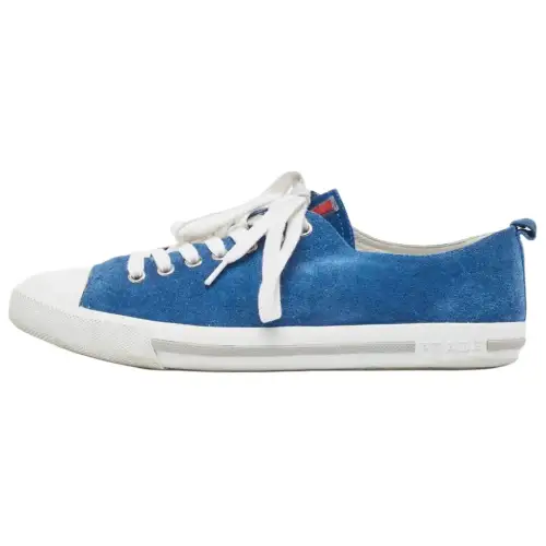 PRADA Low top Low top Stylish Skateboarding Shoes Men's Blue