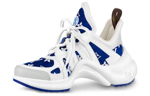 LOUIS VUITTON Lv Archlight Sneakers 'White With Blue Monogram' Women's