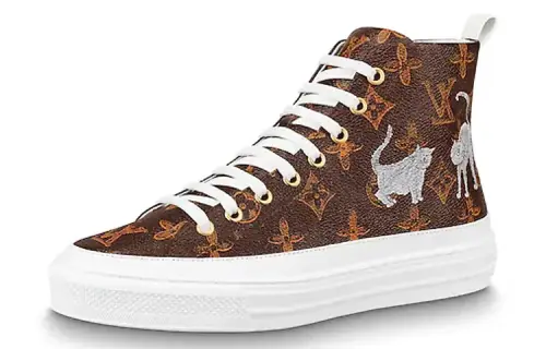 LOUIS VUITTON Lv Stellar Sports Shoes Browm Women's