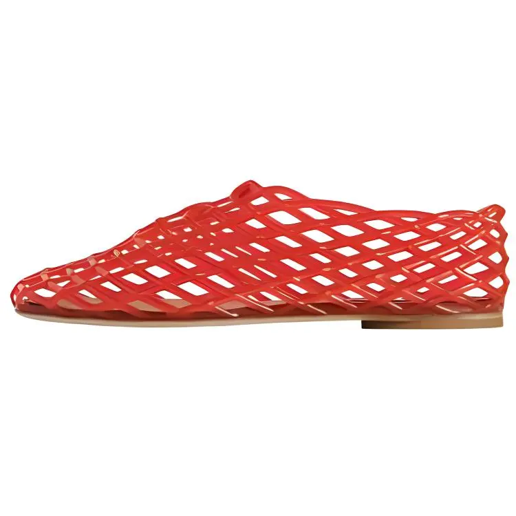 THE ROW Mara Flat Casual Shoes Women's Red