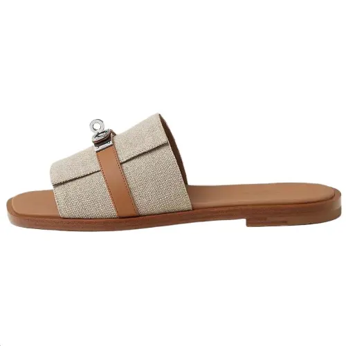 HERMES Gabriel Slip Resistant Slide Slippers Men's Umber